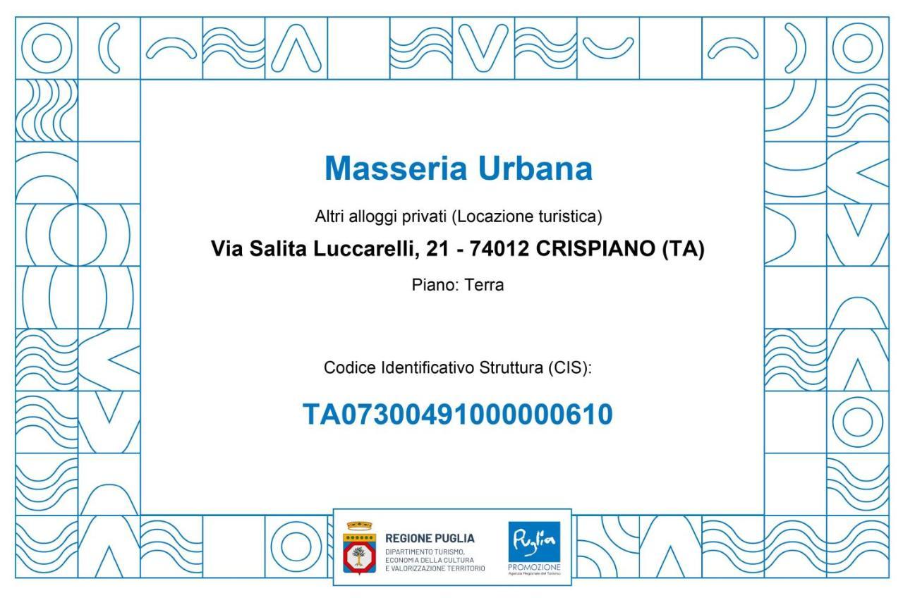 Masseria Urbana Crispiano Bagian luar foto